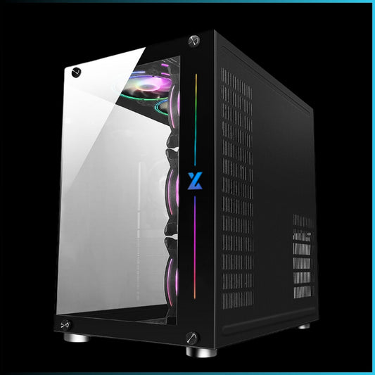 XONAZ Xerra ARGB ATX Tempered Glass Mid Tower Gaming PC Case