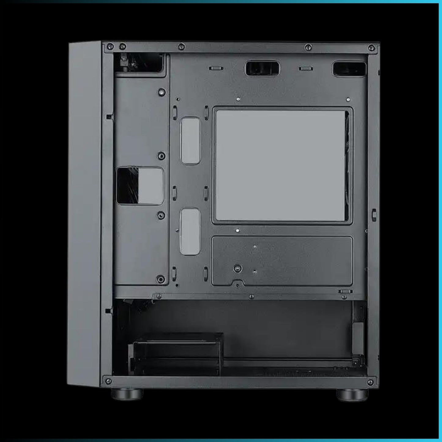 XONAZ Zephyr ARGB Tempered Glass M-ATX Mid Tower Gaming Case