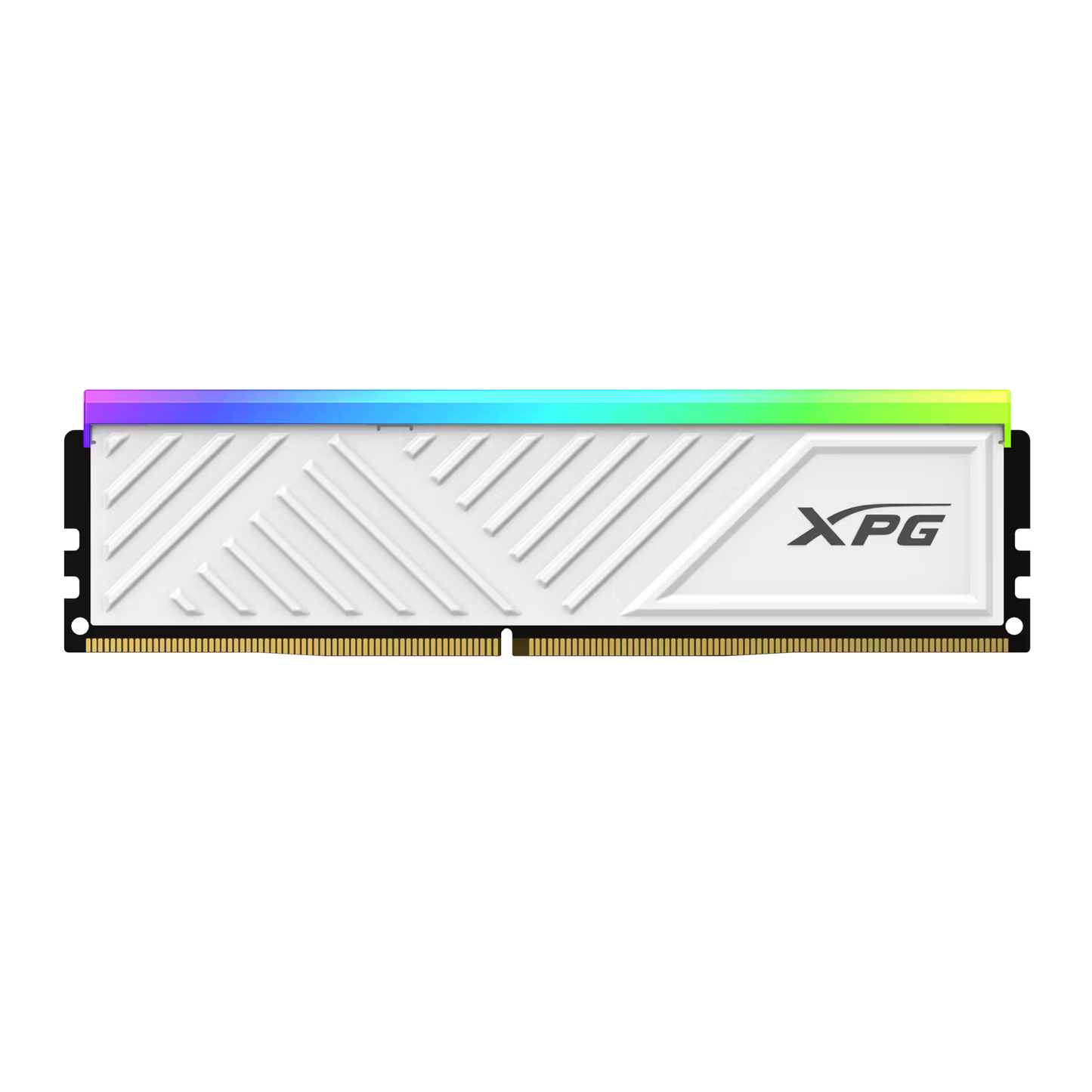 ADATA XPG Spectrix D35G RGB DDR4 RAM with customizable neon lighting effects.