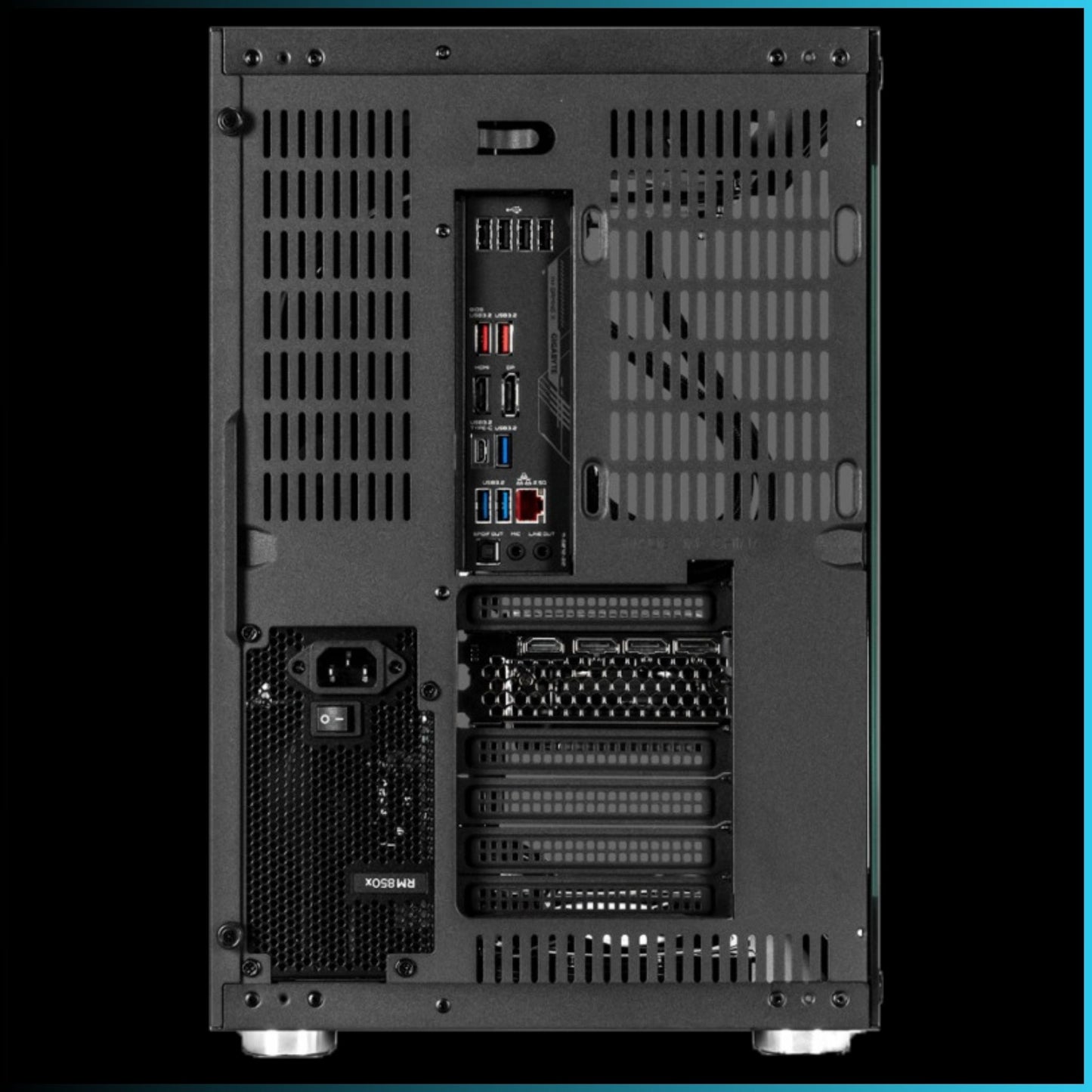 XONAZ Xerra ATX Mid Tower Gaming PC Case