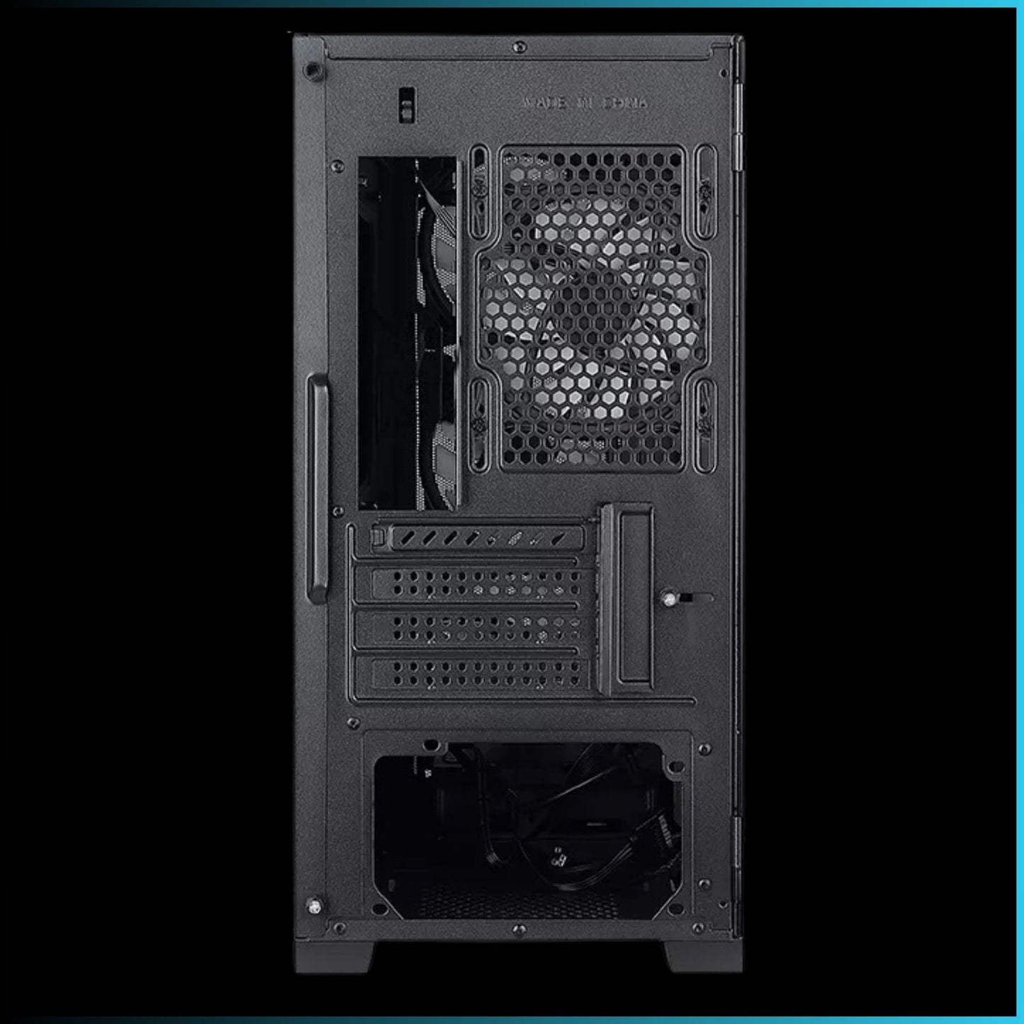 XONAZ Zephyr ARGB Tempered Glass M-ATX Mid Tower Gaming Case