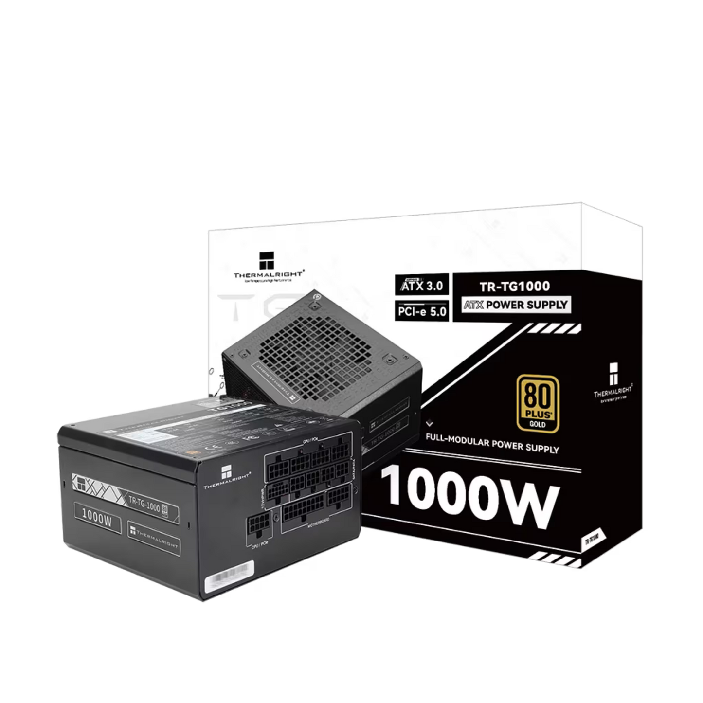 Thermalright TR-TG-1000 1000W Gold Fully Modular PSU with PCIe 5.0 12VHPWR cable