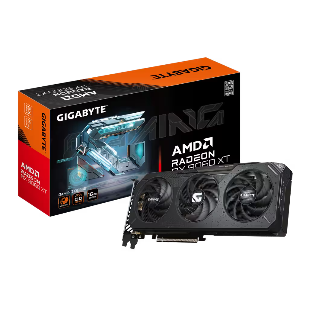 GIGABYTE RADEON AMD RX 9060 XT GAMING OC 8GB GDDR6 GRAPHIC CARD