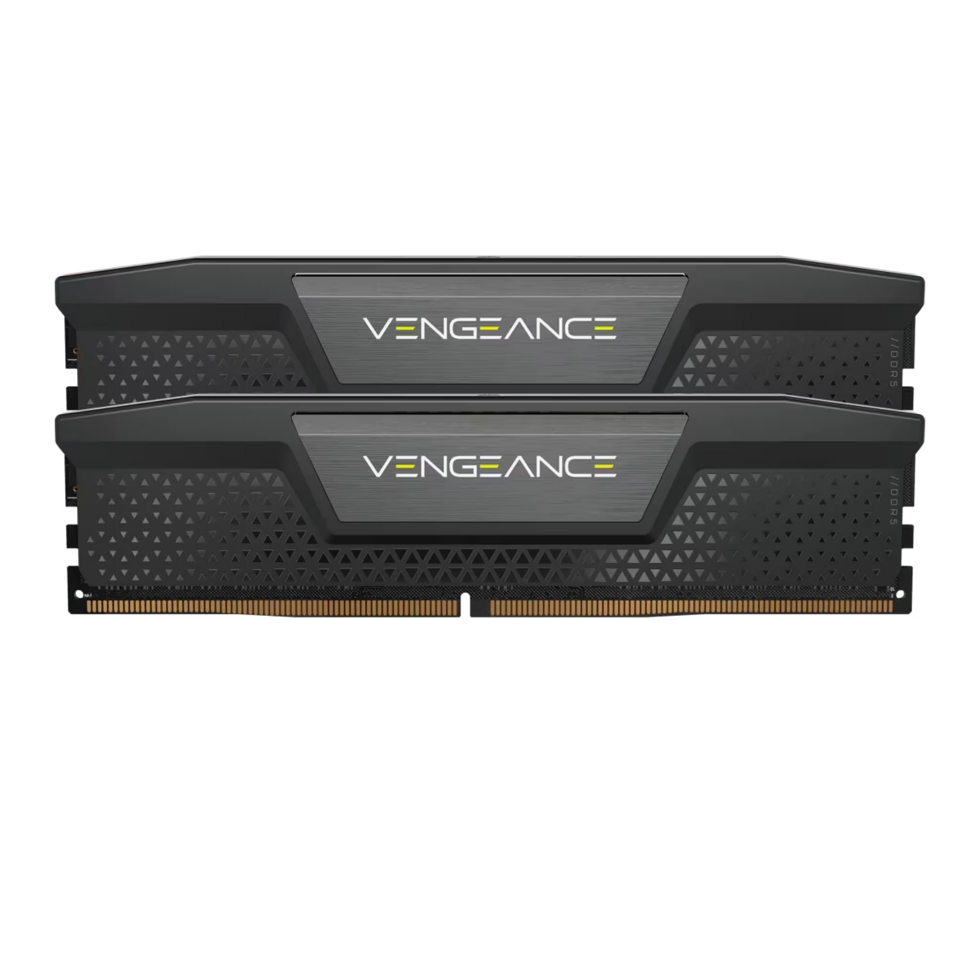 Two Vengeance RAM modules on a white background