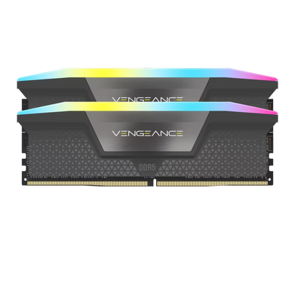 CORSAIR VENGEANCE RGB DUAL CHANNEL KIT DDR5 5200MHZ GAMING DESKTOP RAM