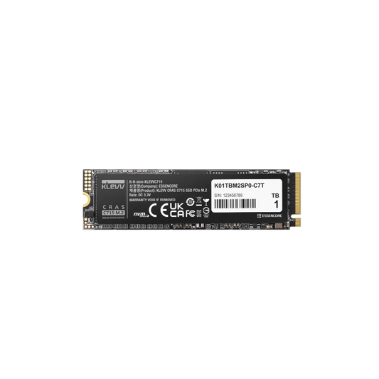 科赋 CRAS C715 PCIE GEN3x4 M.2 2280 NVME 固态硬盘