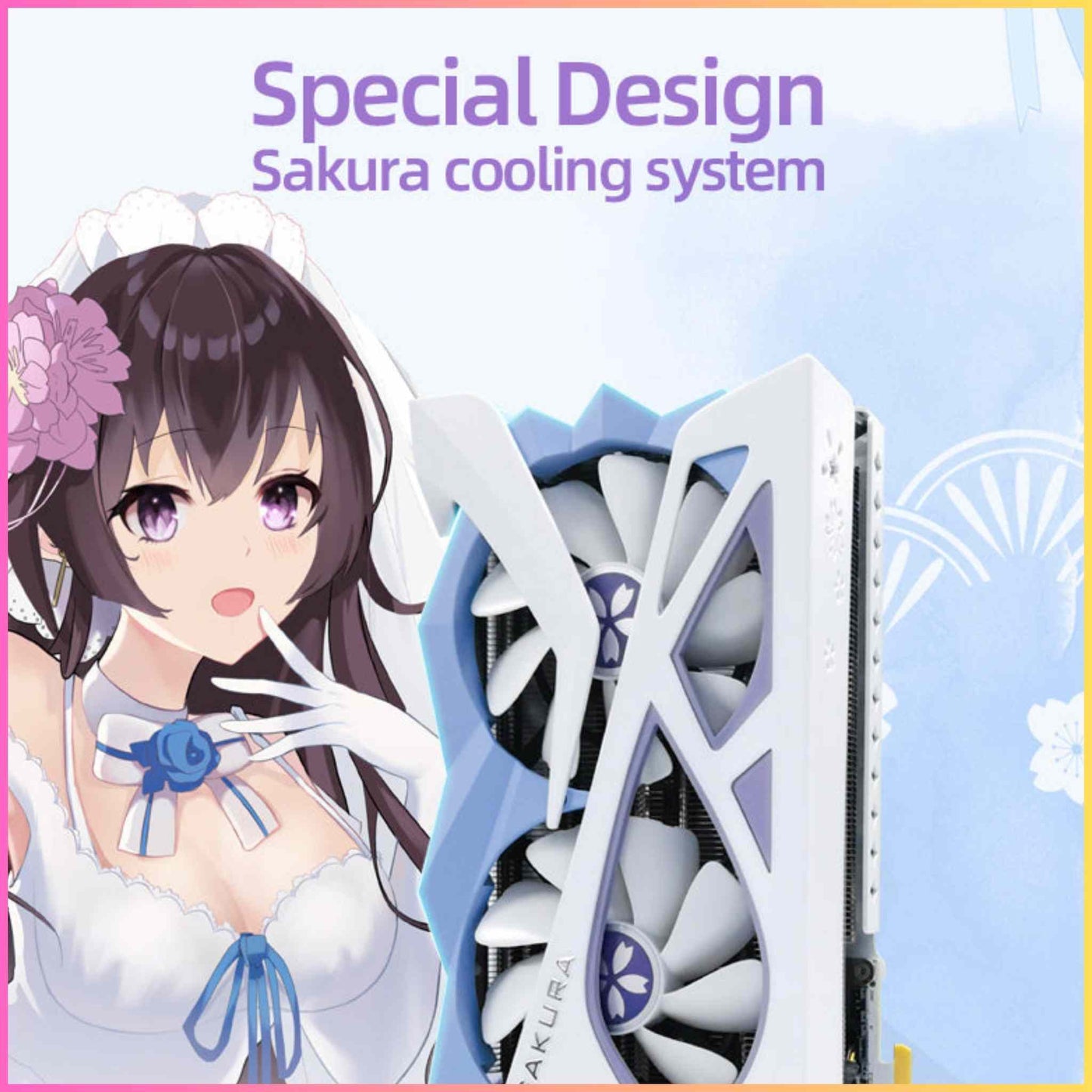 YESTON Sakura GeForce RTX 4070 GDDR6X 12GB Graphics Card [PRE-ORDER]
