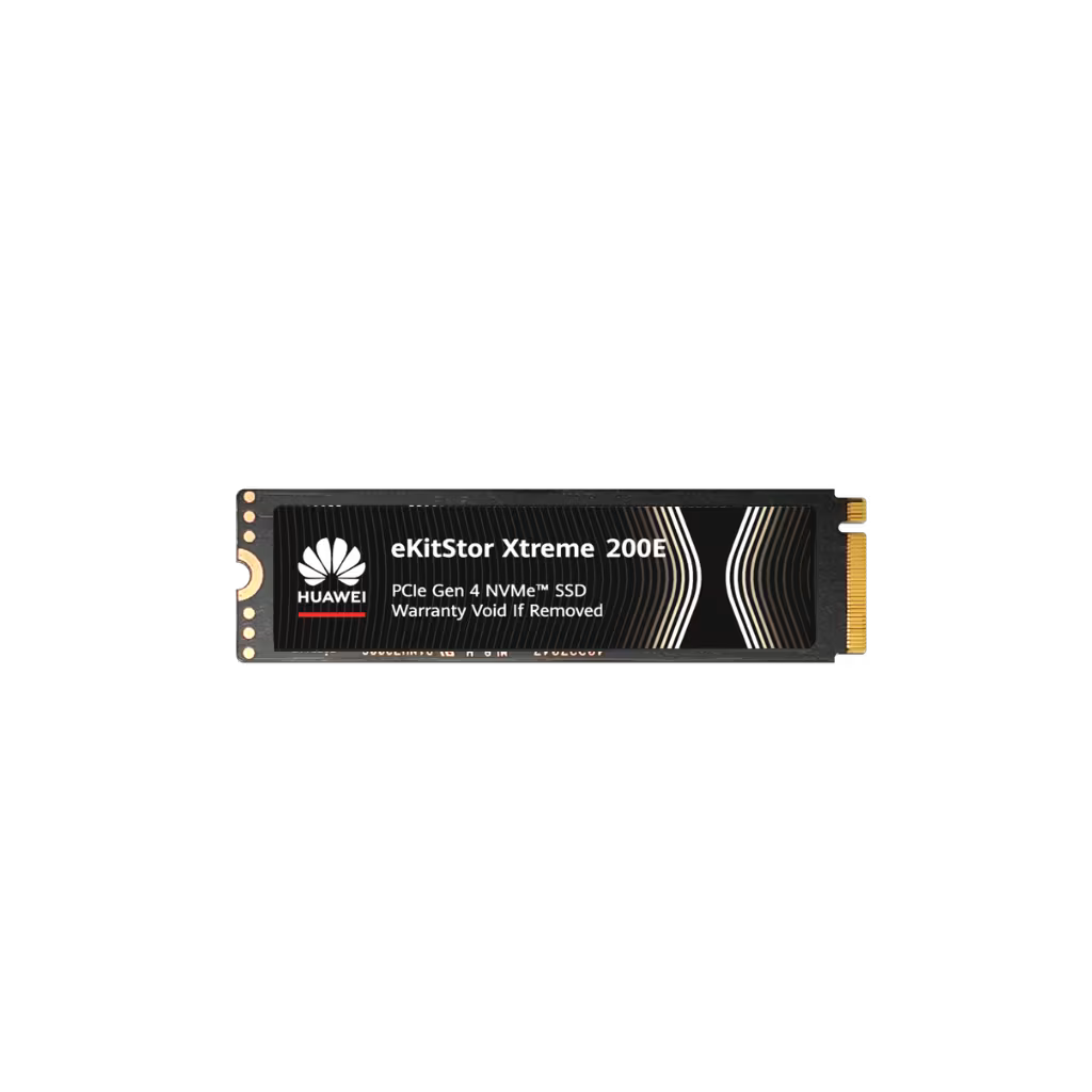 Huawei eKitStar Xtreme 200E SSD on a black background