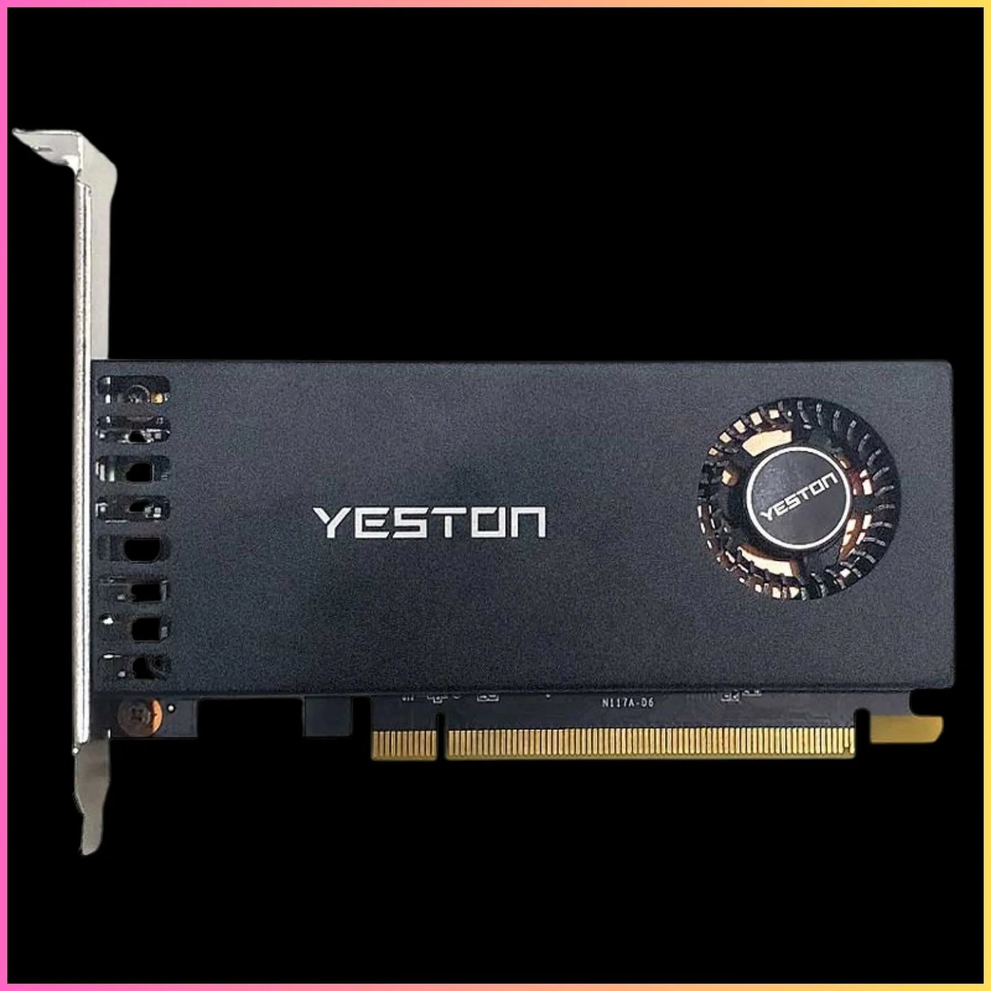 YESTON GeForce GTX 1650 4GB GDDR6 LP Single Slot Graphics Card