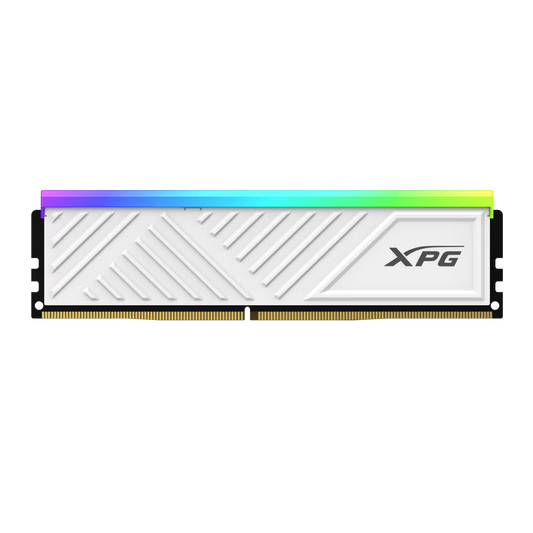 ADATA XPG Spectrix D35G RGB DDR4 RAM with customizable neon lighting effects.