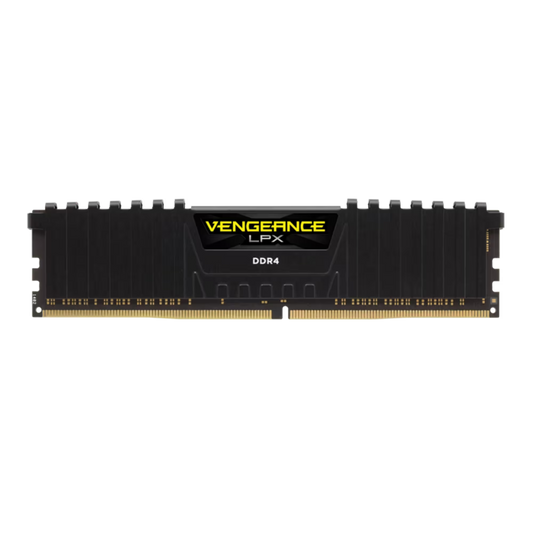 Corsair Vengeance LPX memory modules installed on a motherboard inside a custom XONAZ gaming PC