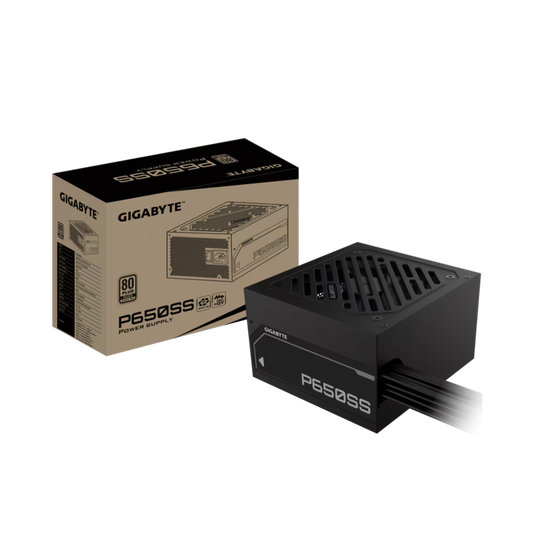Gigabyte P650SS 650W 80 PLUS Silver power supply with compact 140mm depth