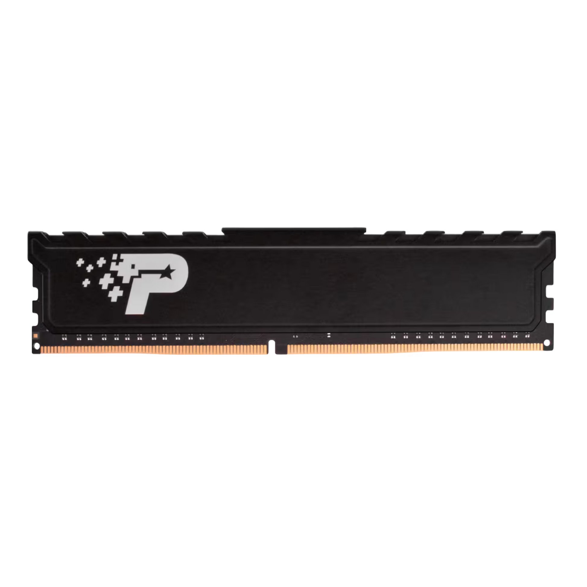 Patriot Signature Line Premium DDR4 3200MHz RAM with black aluminum heatshield.