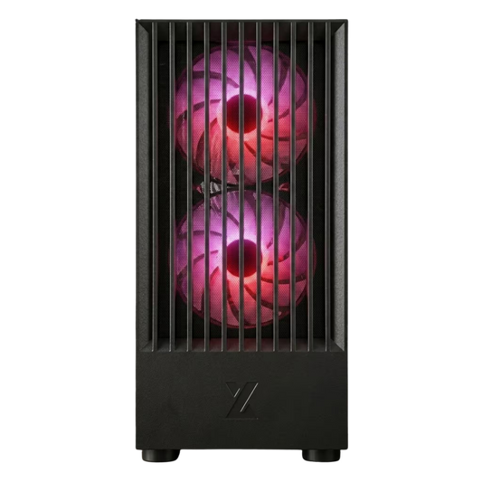 XONAZ ZEPHYR Z-15 gaming PC with custom ARGB fans and RTX 5060 Ti